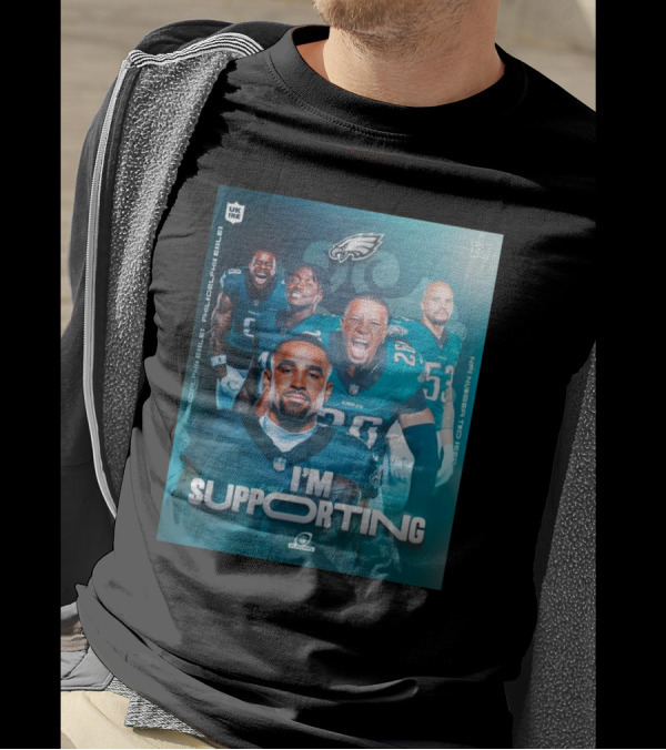 Philadelphia Eagles NFC Number Two Seed NFL Playoffs 2024 I'm Supporting T-Shirt