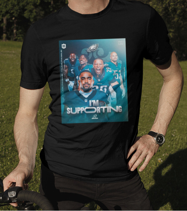 Philadelphia Eagles NFC Number Two Seed NFL Playoffs 2024 I'm Supporting T-Shirt
