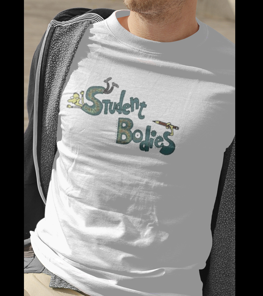 Student Bodies Cartoon Character Pencil Icon T-Shirt