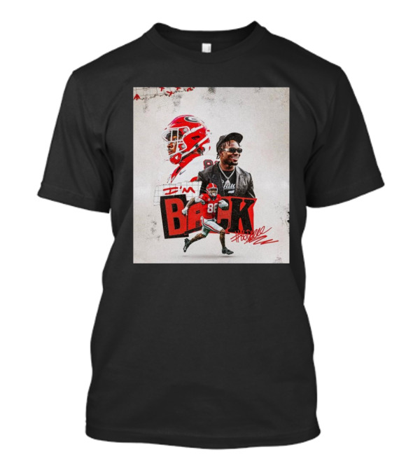 Georgia Bulldogs Dillon Bell Number 86 I’m Back Signature 2025 T-Shirt