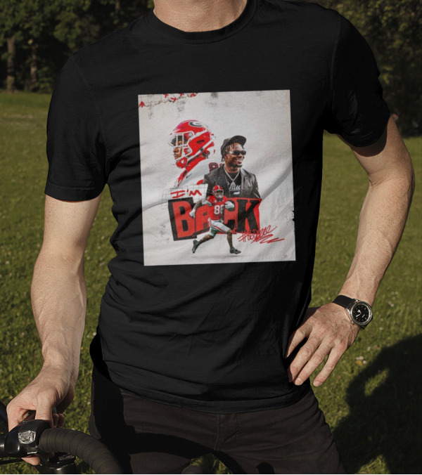 Georgia Bulldogs Dillon Bell Number 86 I’m Back Signature 2025 T-Shirt