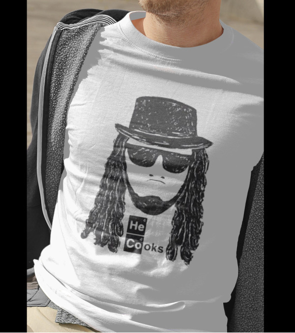 James Cook He Cooks Breaking Bad Parody With Funny Science Twist T-Shirt