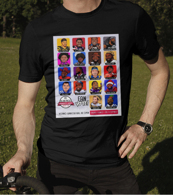 Alan Page Community Award 2024-25 Fan Vote Alex Highsmith K.J. Osborn Jordan Hicks Alexander Mattison T-Shirt