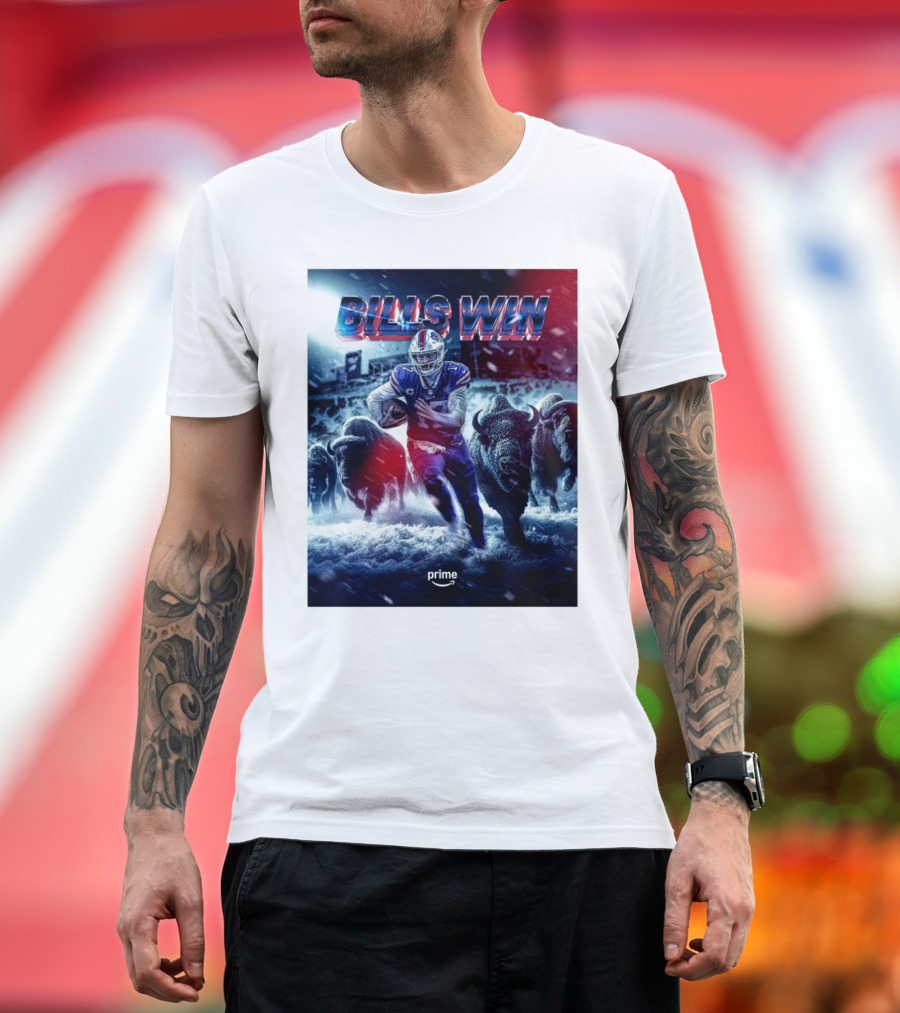 Josh Allen Buffalo Bills Win Over Denver Broncos NFL On Prime Buffalo Herd Victory T-Shirt
