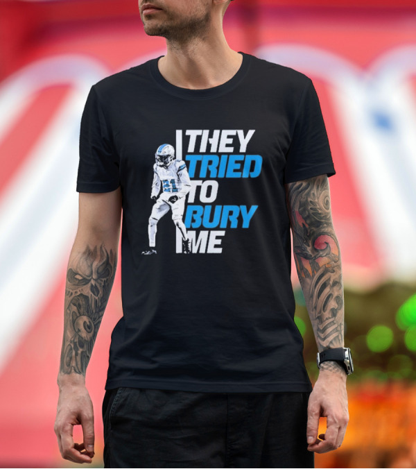 Premium T-Shirt: They Tried to Bury Me Detroit Lions Football Player 21 T-Shirt They Tried to Bury Me Detroit Lions Football Player 21 T-Shirt