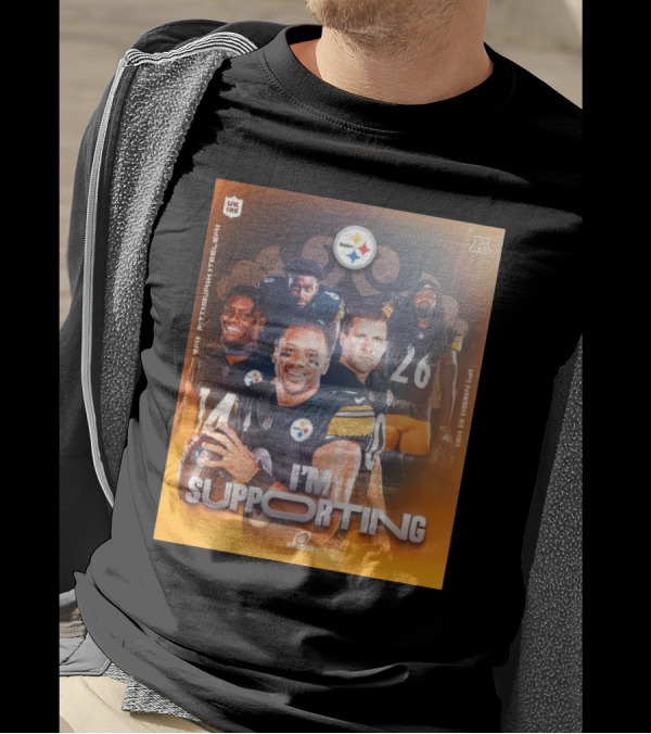 Pittsburgh Steelers I'm Supporting AFC NFL Playoffs T-Shirt