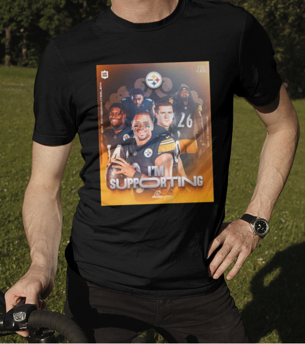 Pittsburgh Steelers I'm Supporting AFC NFL Playoffs T-Shirt
