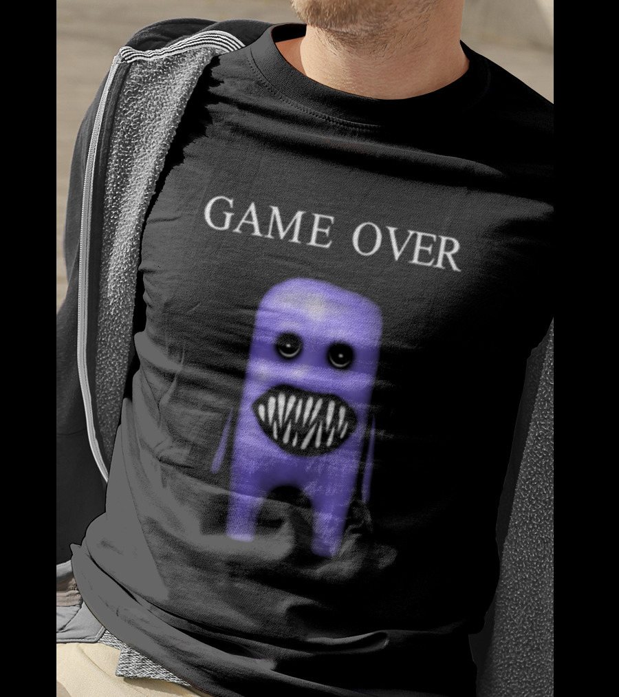 GAME OVER Fuwatti Aooni Purple Monster T-Shirt
