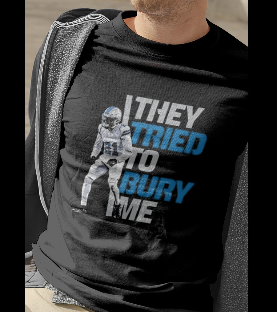 Amik Robertson They Tried To Bury Me Football Player Resilience T-Shirt