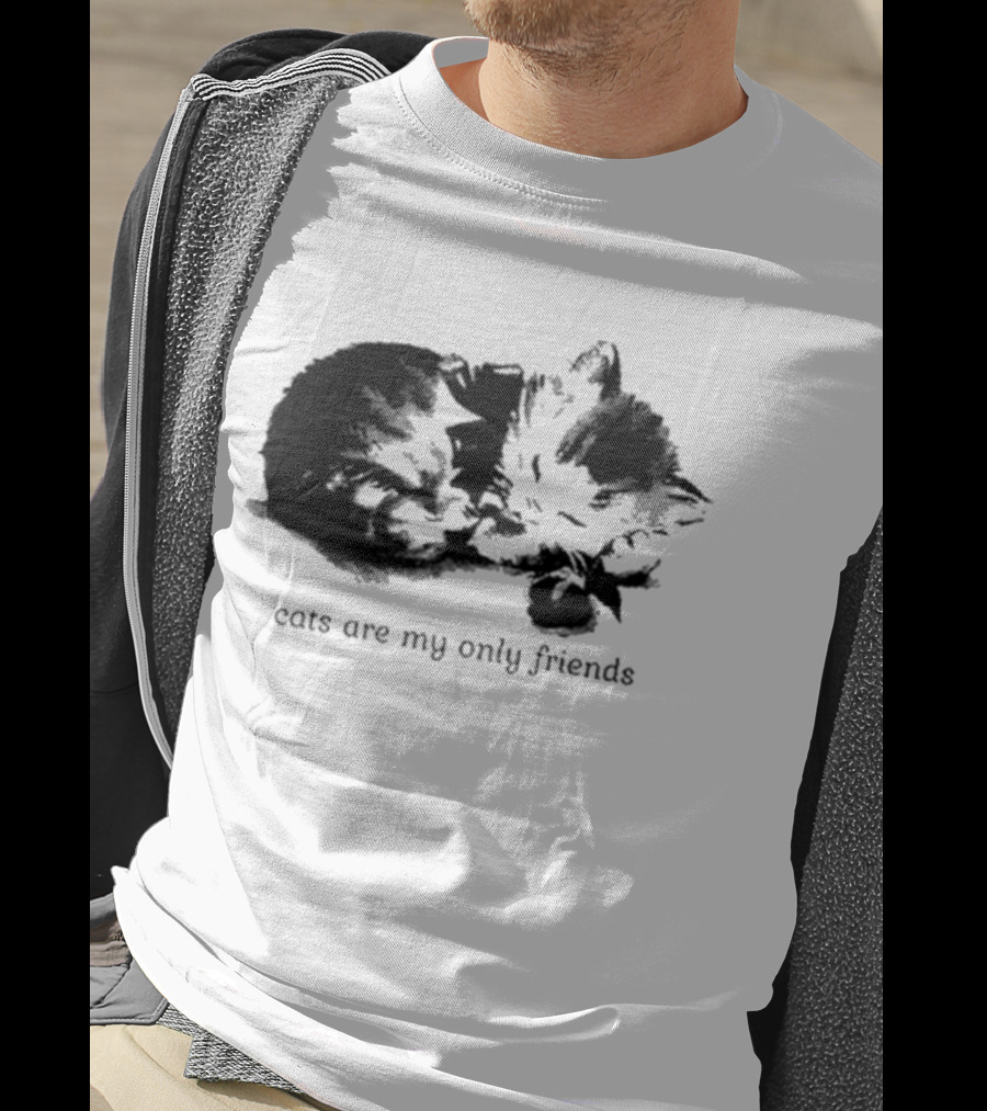 Angeltype Cats Are My Only Friends T-Shirt