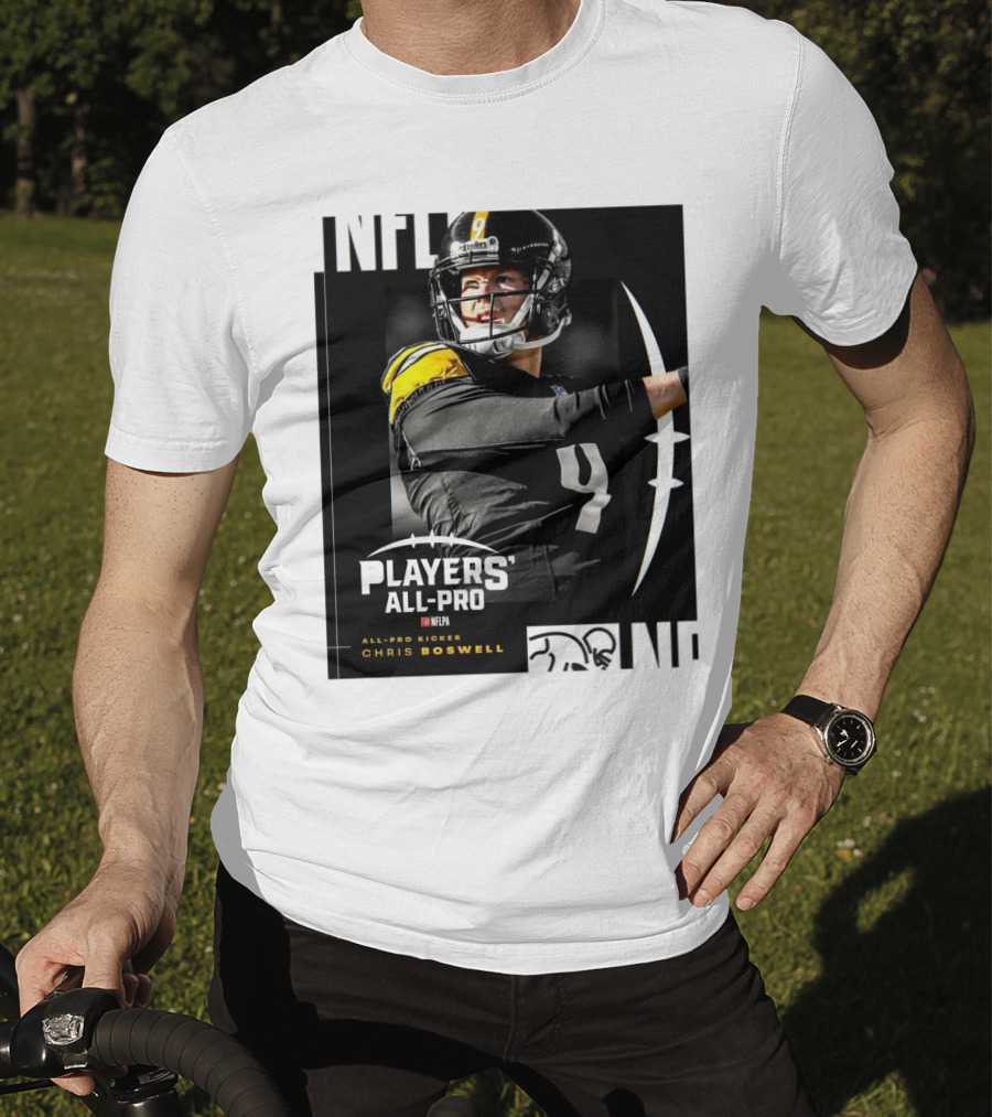 Pittsburgh Steelers NFLPA Players' All-Pro Kicker Chris Boswell T-Shirt