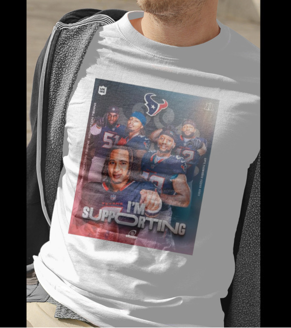 Houston Texans NFL AFC Playoffs I'm Supporting CJ Stroud Number Four Seed T-Shirt