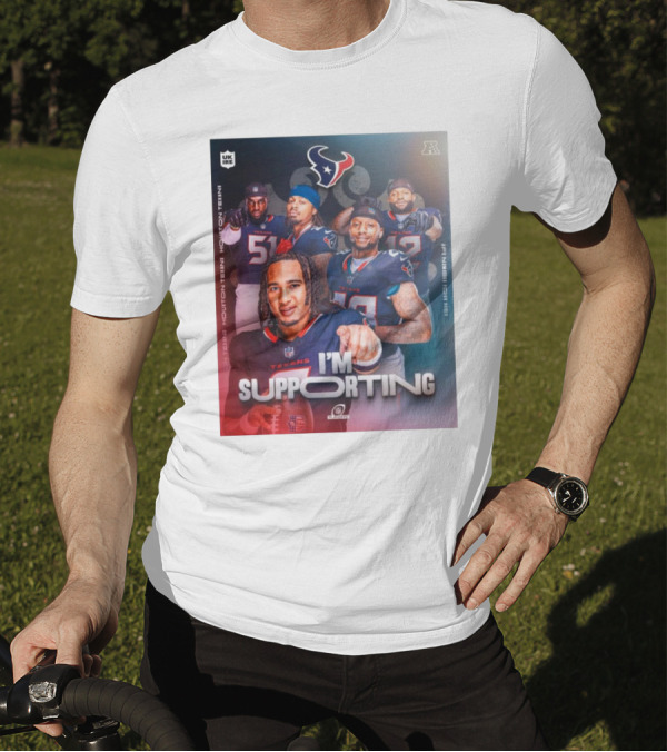 Houston Texans NFL AFC Playoffs I'm Supporting CJ Stroud Number Four Seed T-Shirt