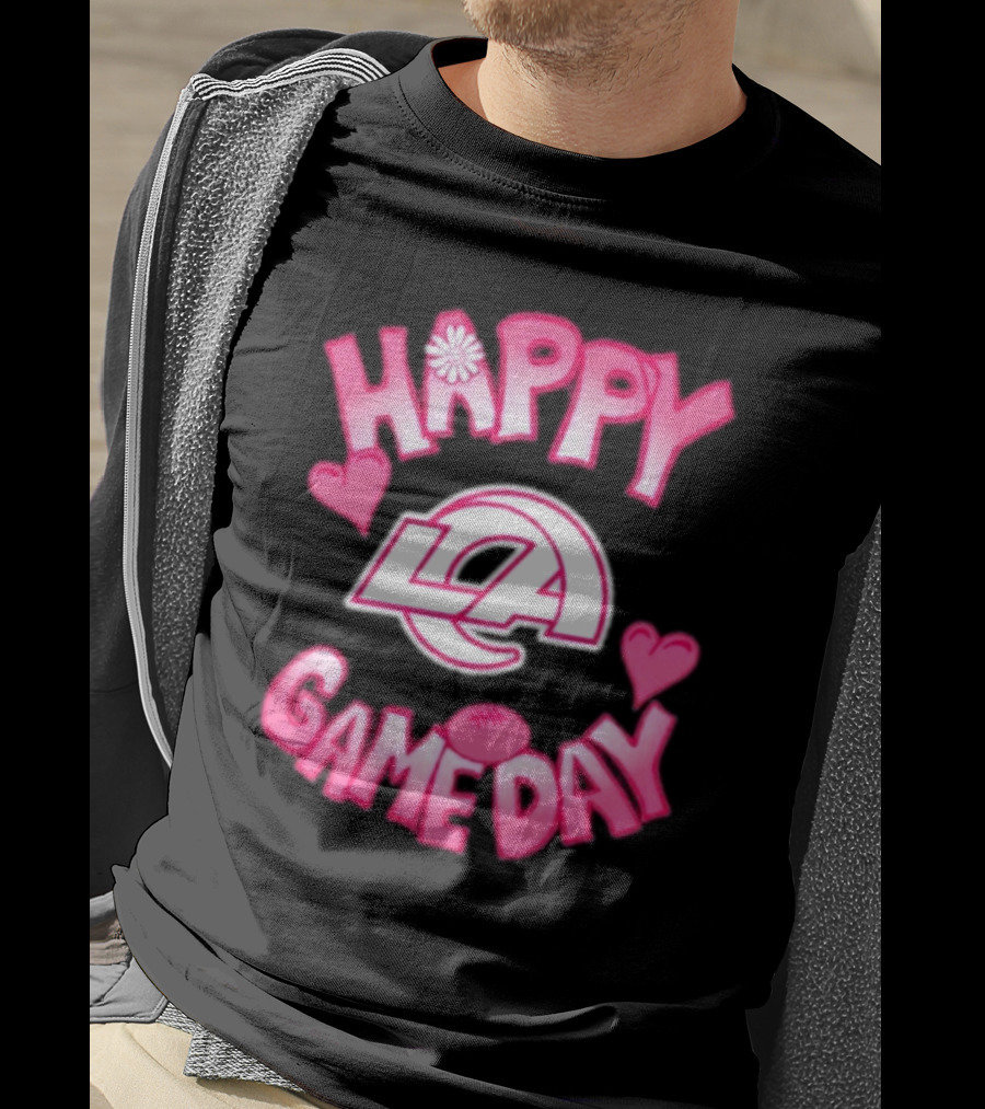 Happy Gameday Los Angeles Rams Valentine’s Day 2025 T-Shirt