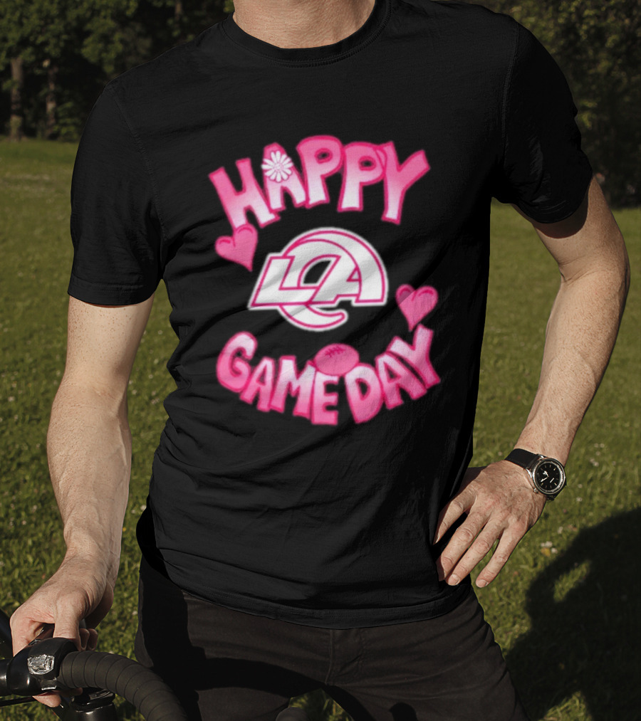 Happy Gameday Los Angeles Rams Valentine’s Day 2025 T-Shirt