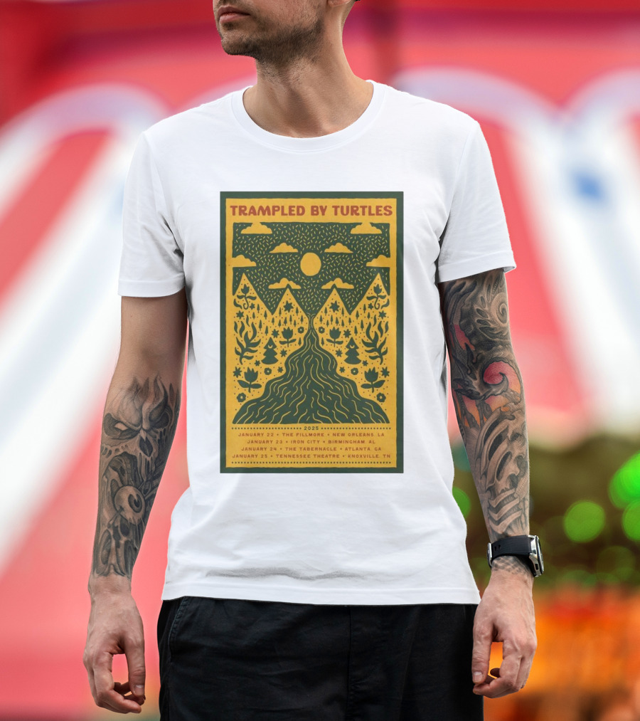 Trampled By Turtles 2025 Tour The Tabernacle Atlanta GA January 24 T-Shirt