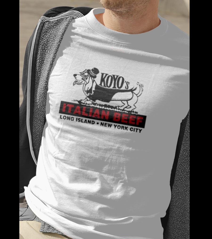Koyo's Italian Beef Long Island New York City Dog T-Shirt