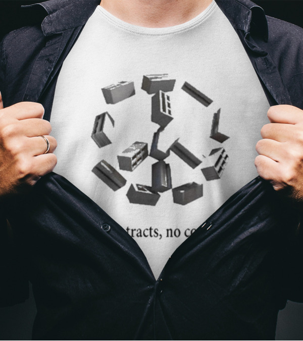 No Contracts No Conflicts Bricks N’ Papers T-Shirt