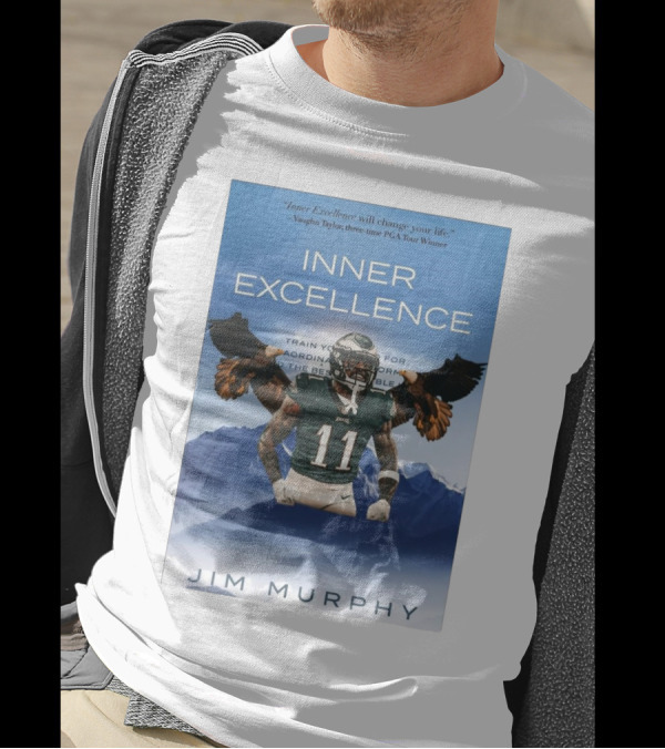 Philadelphia Eagles Inner Excellence Jim Murphy Vaughn Taylor Three-Time PGA Tour Winner T-Shirt