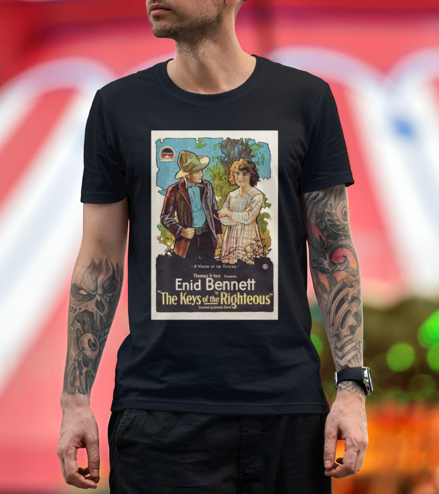 A Vision of the Future by Thomas H Ince Featuring Enid Bennett in The Keys of the Righteous T-Shirt