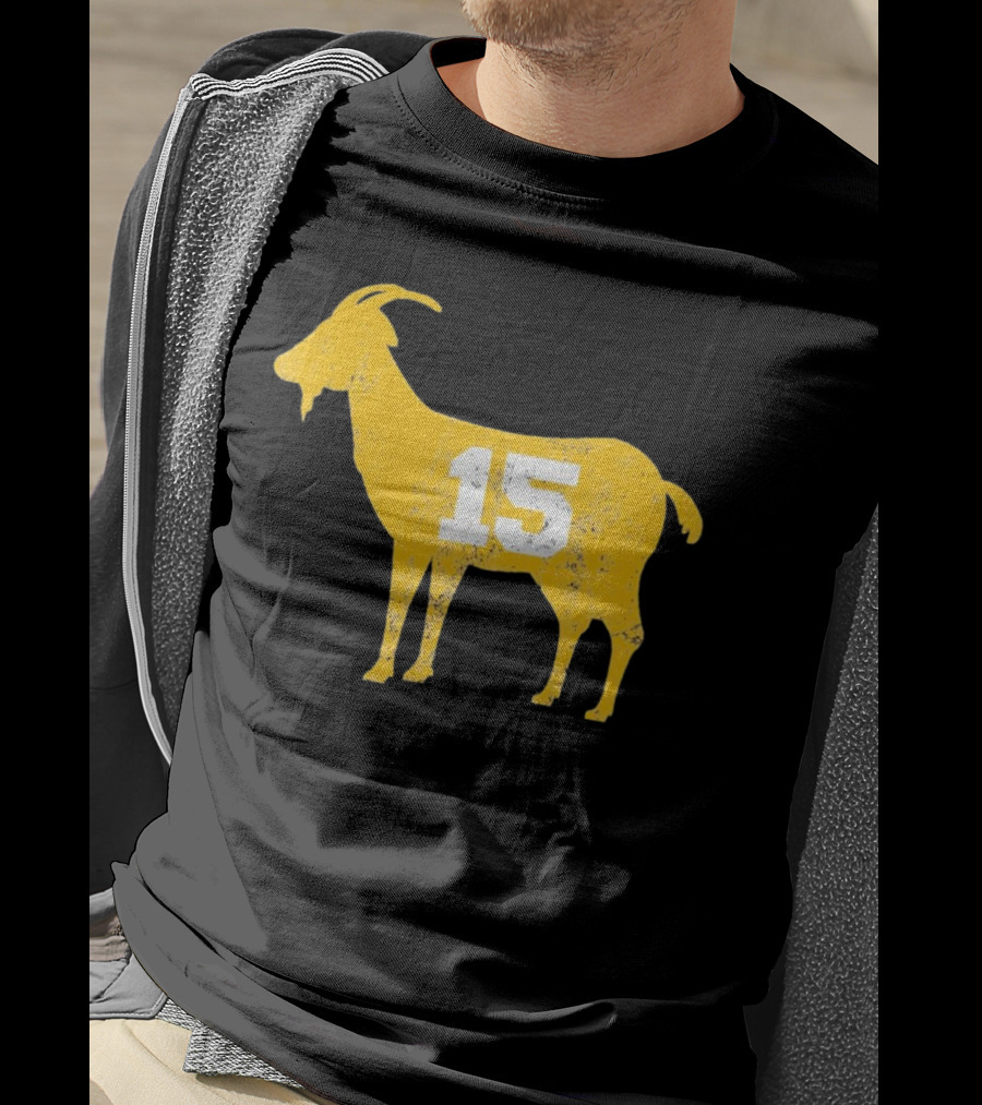 Goat 15 Yellow Silhouette Toddler Fine Jersey T-Shirt