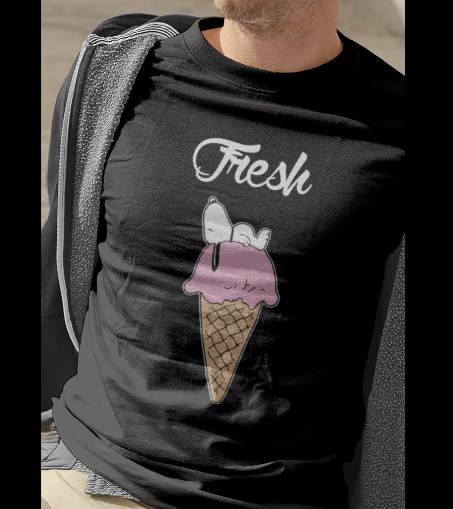 Fresh Snoopy Ice Cream Cone T-Shirt