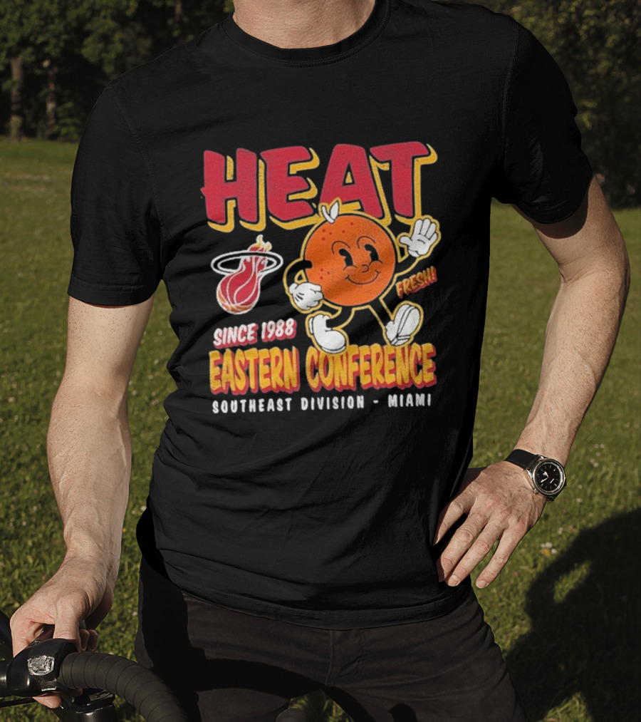 HEAT Since 1988 Eastern Conference Southeast Division Miami Fresh T-Shirt