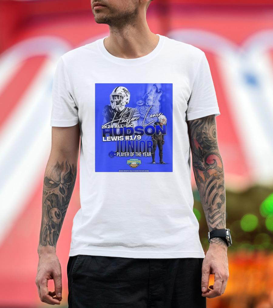 Hudson Lewis 2K24 All-SIC Junior Player of the Year Lewis #1/9 Promo T-Shirt