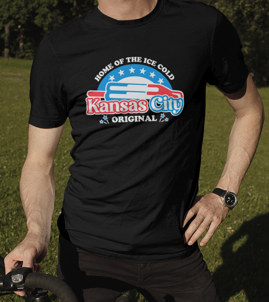 Home Of The Ice Cold Kansas City Original Popsicle Stars T-Shirt