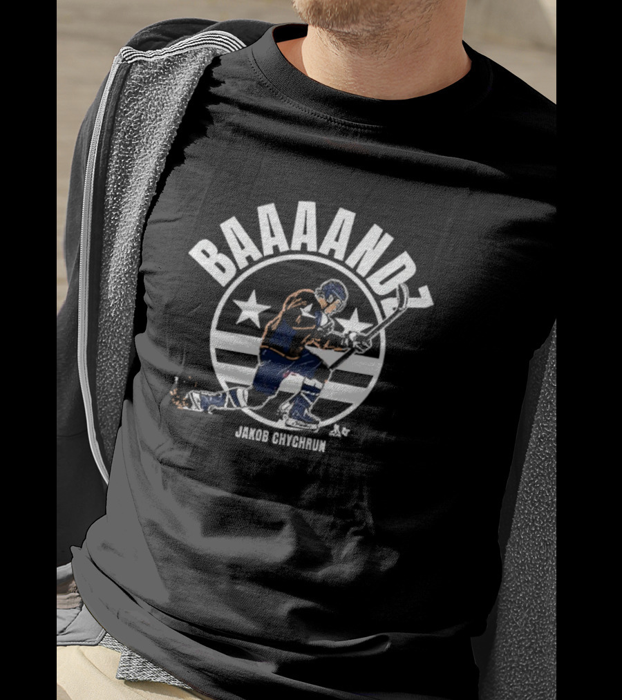BAAANDZ Jakob Chychrun Hockey Star Design T-Shirt