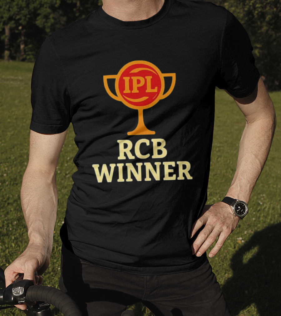IPL RCB Winner Trophy Celebration T-Shirt