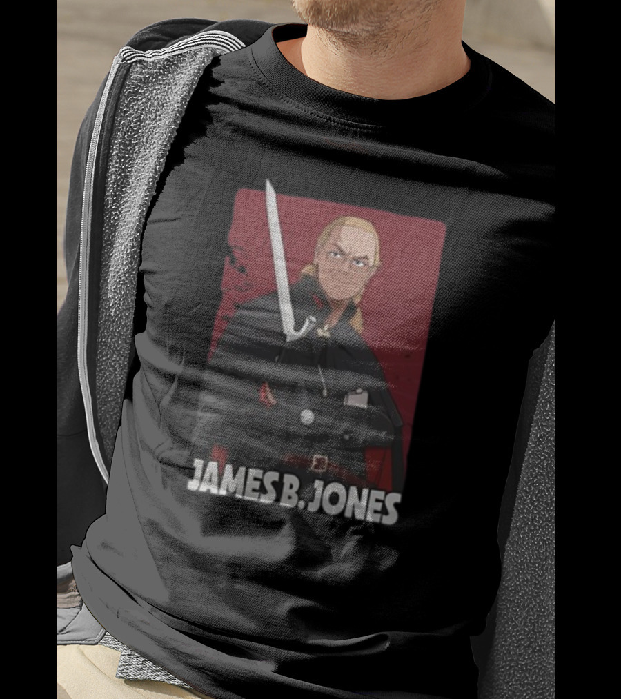 James B. Jones Anime Sword Warrior T-Shirt
