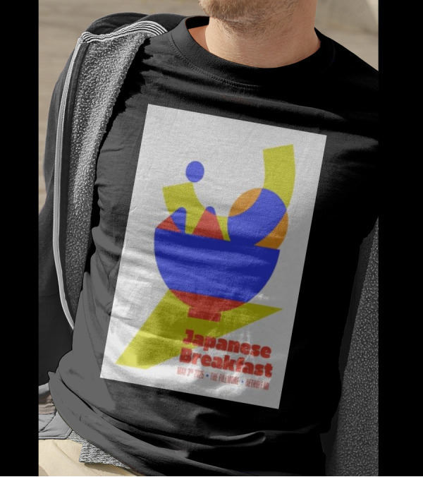 Japanese Breakfast May 3 2025 The Fillmore Detroit MI Abstract Shapes Bowl Design T-Shirt