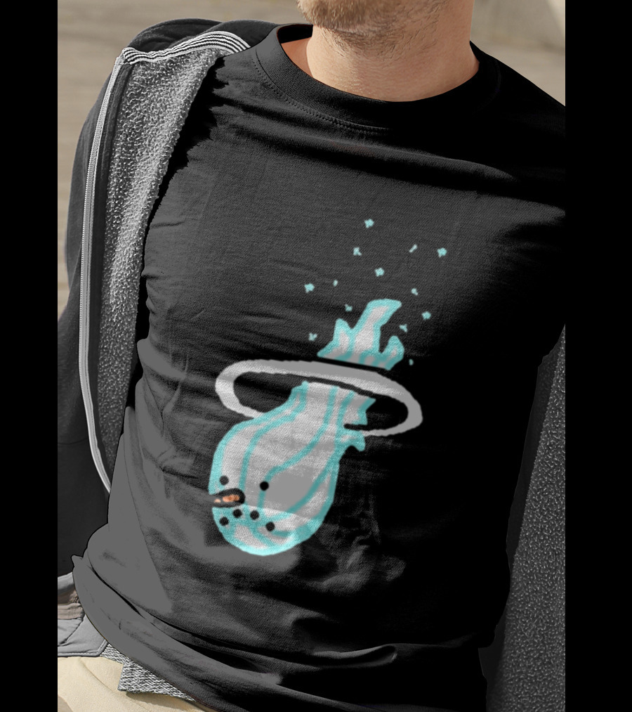 Jimmy Butler Miami Heat Icy Flame Basketball Concept T-Shirt