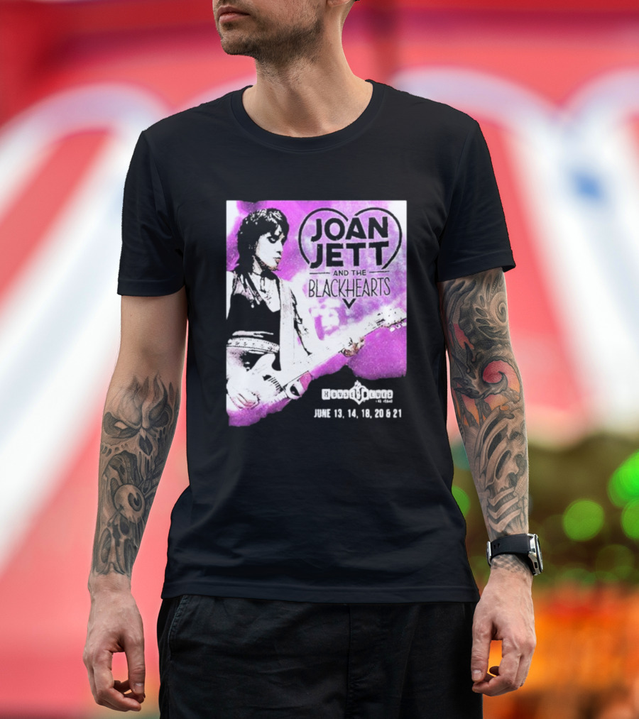 Joan Jett And The Blackhearts House Of Blues Las Vegas June 12 14 15 2025 T-Shirt