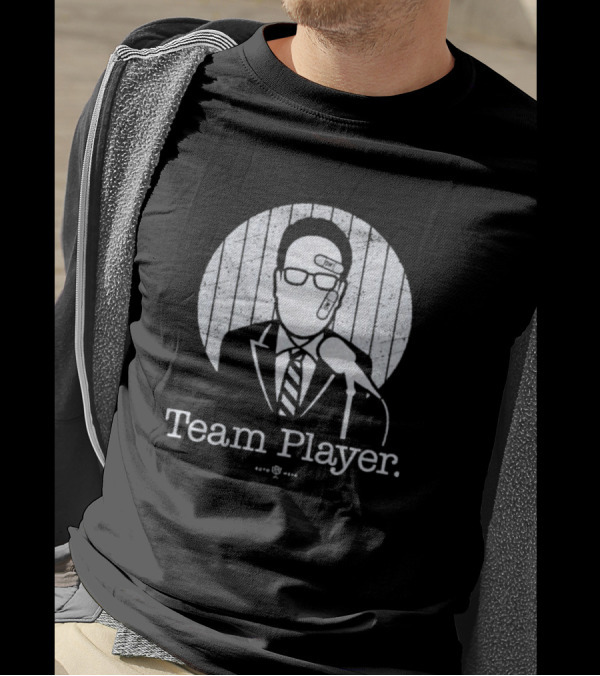 John Sterling Team Player Microphone Portrait Nestor Cortes T-Shirt