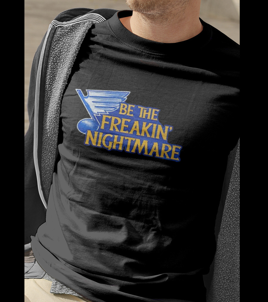 Jon Gruden Be The Freakin’ Nightmare St. Louis Blues Thank You T-Shirt