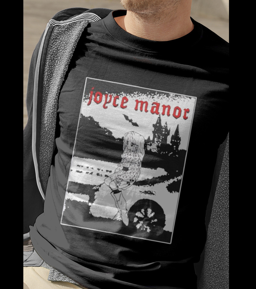 Joyce Manor Castle Anime Girl And Bat T-Shirt
