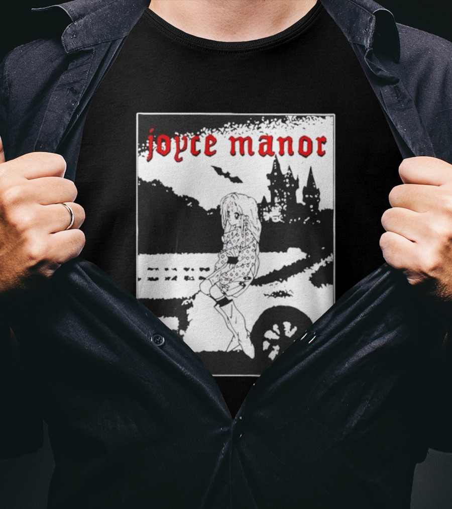 Joyce Manor Castle Anime Girl And Bat T-Shirt