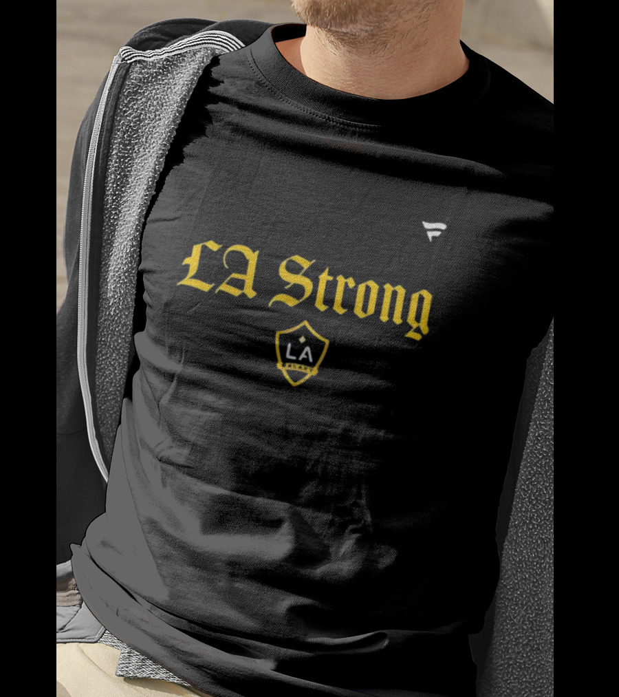 LA Strong 2025 LA Galaxy Shield Emblem T-Shirt