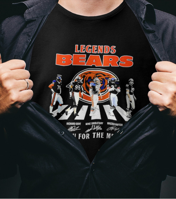 Legends Bears Steve McMichael Richard Dent Mike Singletary Walter Payton Mike Ditka Thank You For The Memories T-Shirt