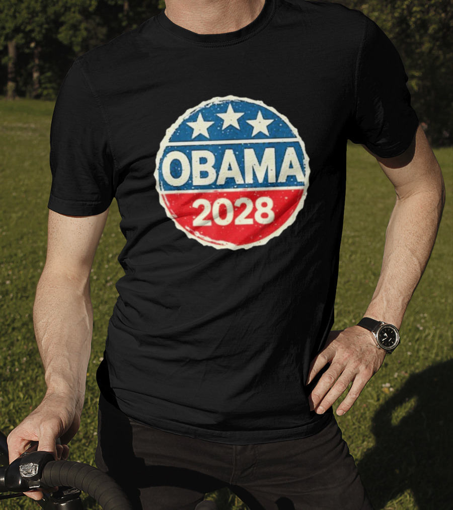 Lisa Guerrero Obama 2028 Three Star Blue Red T-Shirt