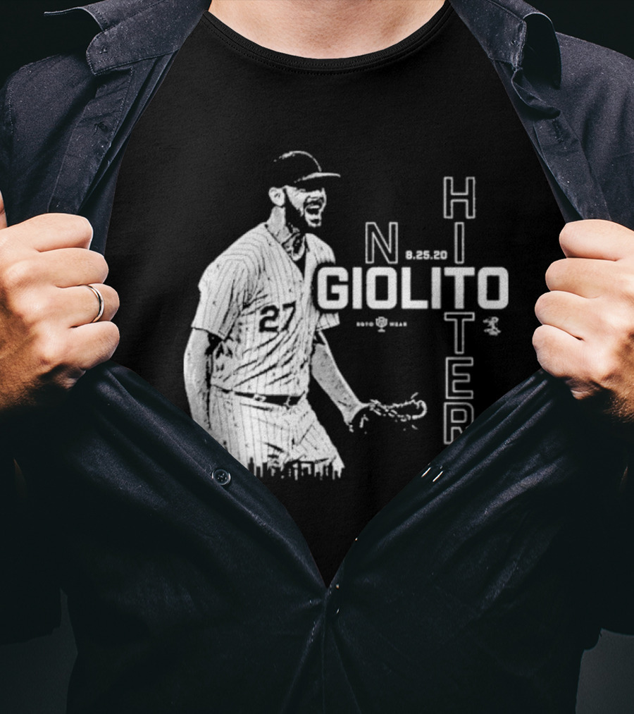 Lucas Giolito No Hitter Baseball Achievement Celebration T-Shirt