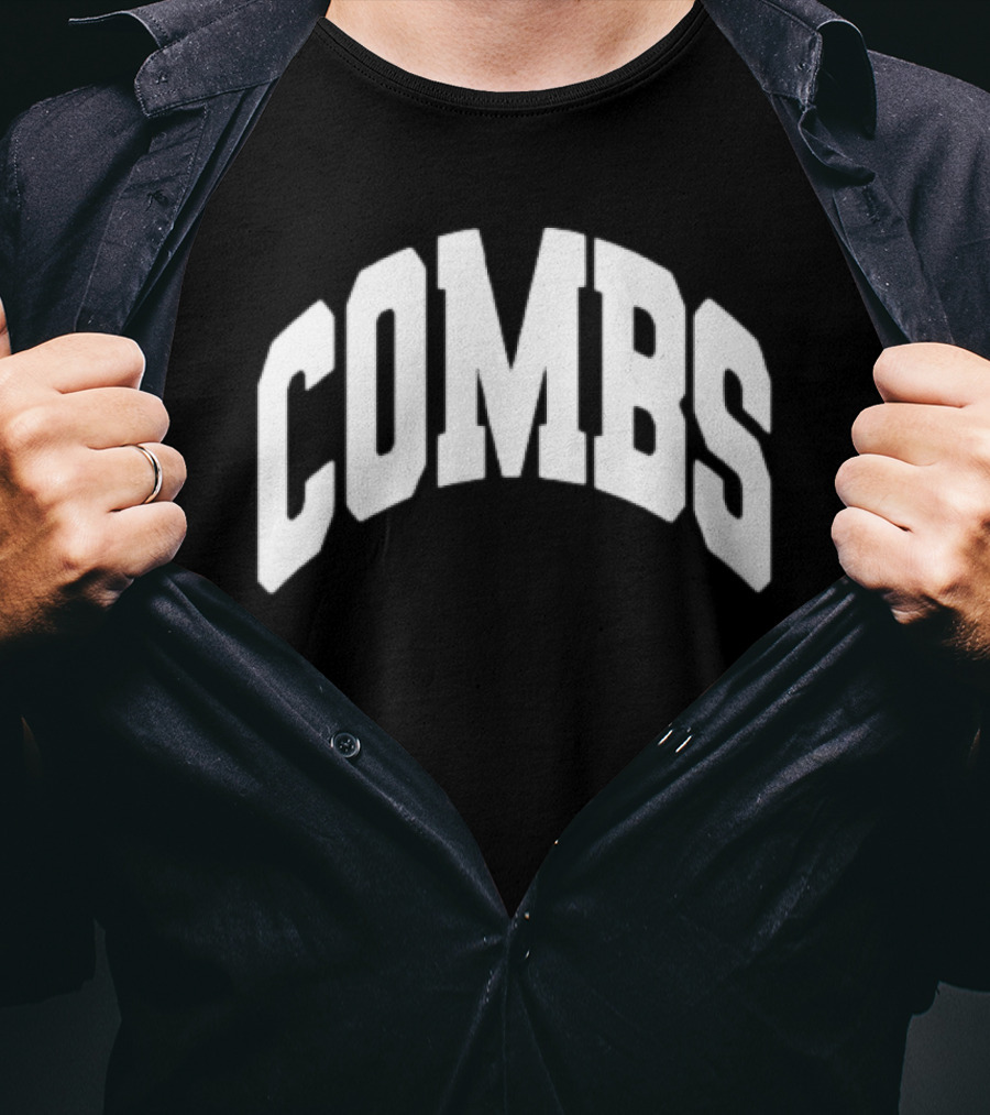 Luke Combs Merch Combs Arched 3D Lettering T-Shirt