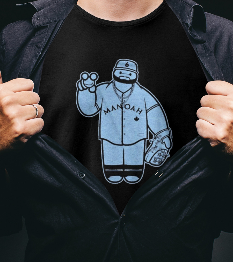 Manoah 6 Baseball Character Sports Graphic T-Shirt