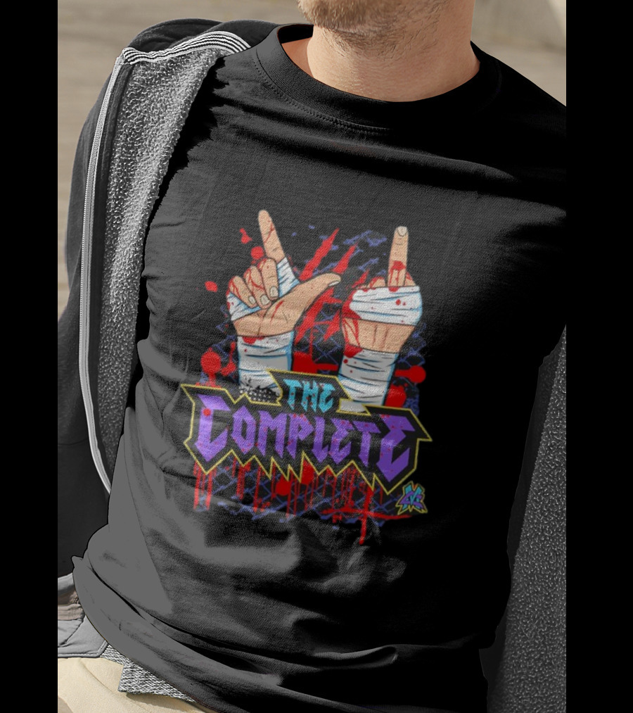 The Complete Matt Cardona Wrestling Tribute With Bloody Bandaged Hands T-Shirt