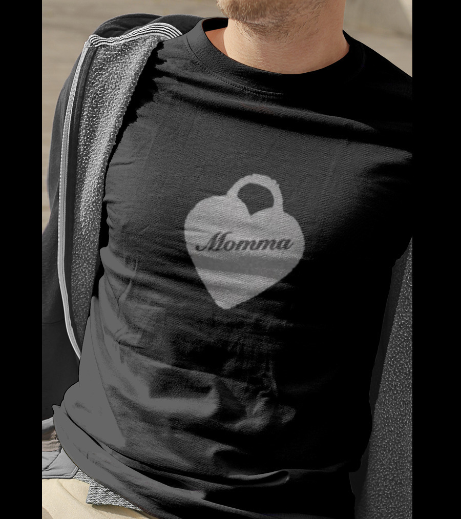 Momma Heart Charm T-Shirt