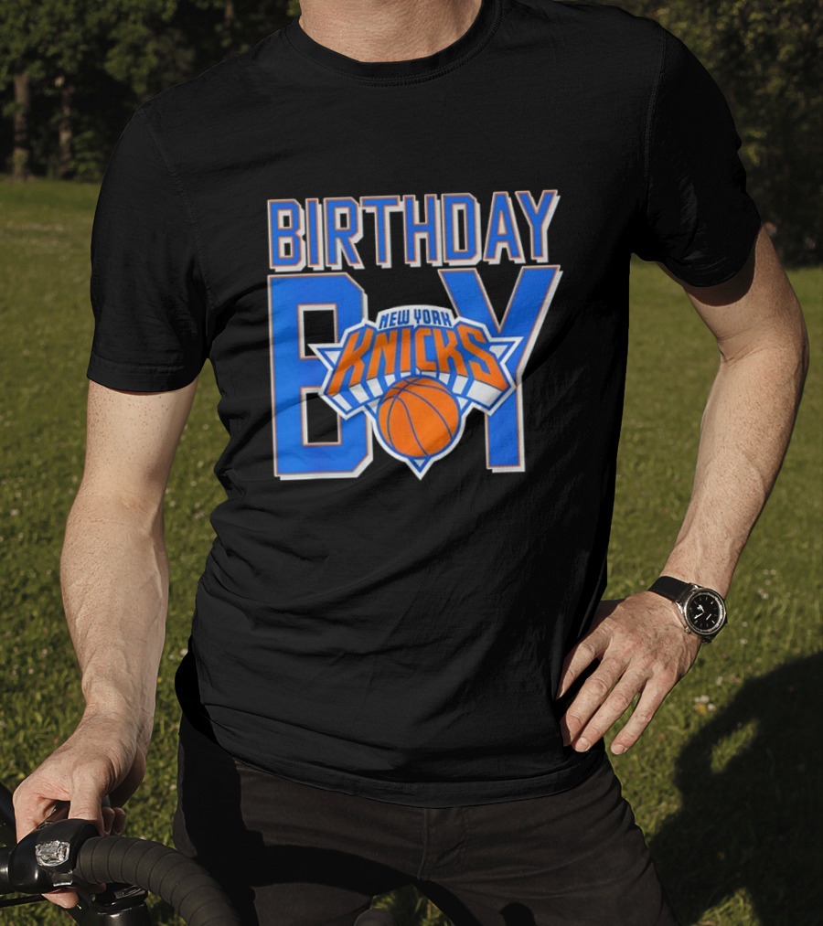 New York Knicks NBA Birthday Boy Basketball Fan Apparel T-Shirt