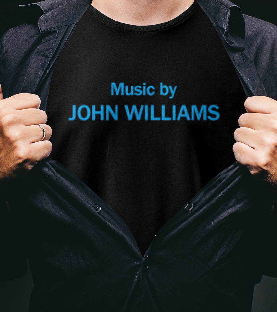 Music By John Williams Iconic Composer Tribute T-Shirt