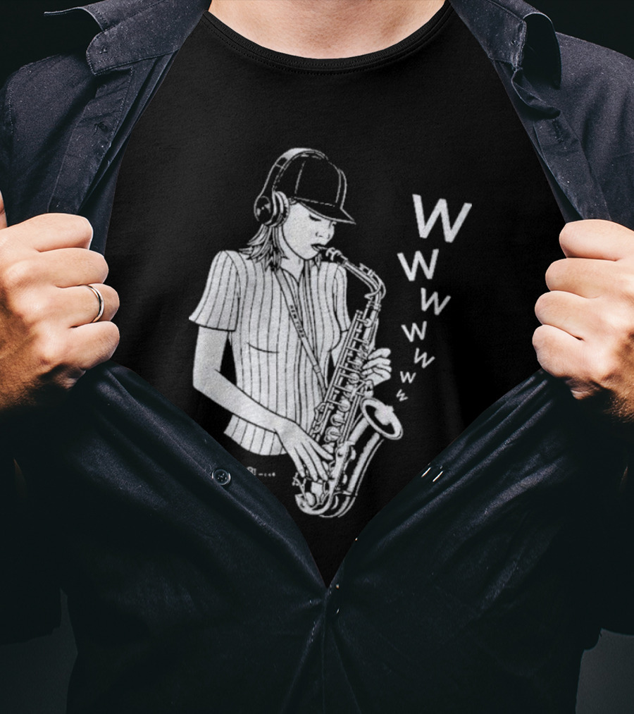New York Yankees The Sax Lady T-Shirt